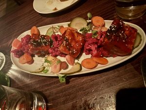Korean bbq tofu  at Charlie Was a Sinner in Philadelphia