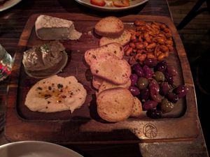 charcuterie board ($29!!🫠) at Charlie Was a Sinner in Philadelphia