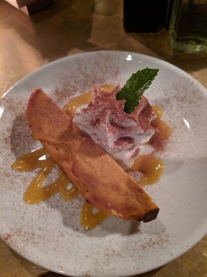 Pumpkin 'cheesecake' at Charlie Was a Sinner in Philadelphia