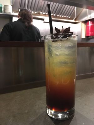 anise mocktail at V Street in Philadelphia