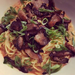 Dan Dan noodles at V Street in Philadelphia