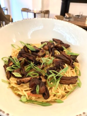 Spicy Dan Dan Noodles - so good! at V Street in Philadelphia