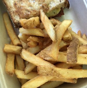 Crispy fries  at Veggie Grill in Mountain View