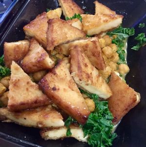 Masala bowl w extra tofu at Veggie Grill in Mountain View