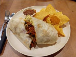 All day breakfast burrito at Veggie Grill in Mountain View