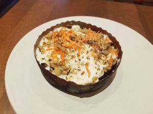 Carrot cake at Veggie Grill in Mountain View