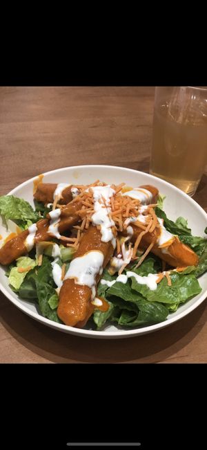 Buffalo Chickin Salad at Veggie Grill in Mountain View