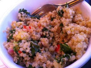 Quinoa - Kale Salad, super fresh and yummy!  at Veggie Grill in Mountain View