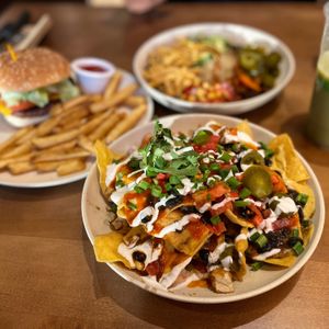 Mondo nachos  at Veggie Grill in Mountain View