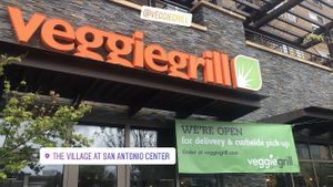 Still open and taking orders! at Veggie Grill in Mountain View