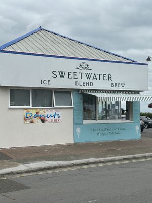 View from the cornerr of  at Sweetwater (Ice Cream) in North Carolina