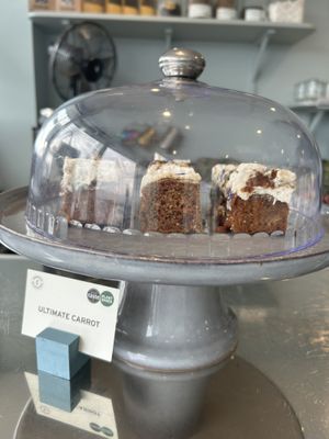 Vegan carrot cake   at Sweetwater (Ice Cream) in North Carolina