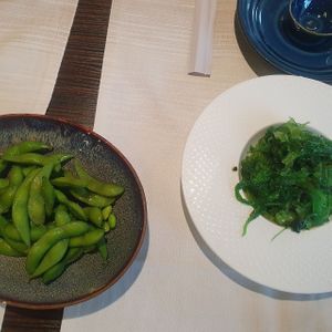 Edamame and wakame salad at Toki in Emilia-romagna