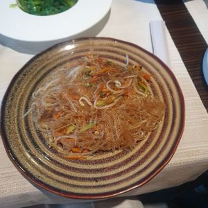 Glass noodles at Toki in Emilia-romagna