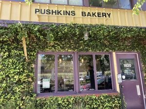 Storefront  at Pushkin's Bakery in Sacramento
