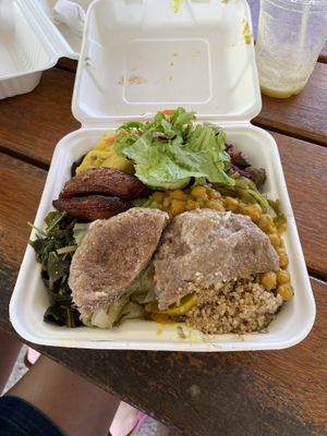   at One Stone Ital Shack in St Johns