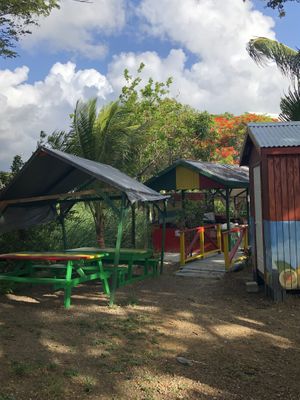   at One Stone Ital Shack in St Johns