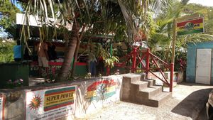 View from the street at One Stone Ital Shack in St Johns