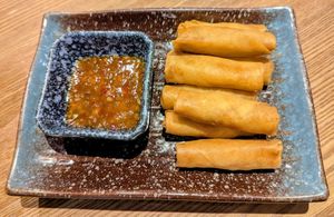 Vegetable Spring Rolls at Kuānzhǎi Xiàng Noodle Alley - 宽窄巷 Noodle Alley in England