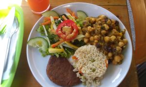 Delicious meal today at Vegan House in Medellin