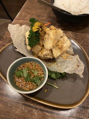 Salt and pepper tofu   at Siam Seaside in Victor Harbor