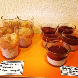 some of the sweet options at the brunch  at Dreizehn in Augsburg