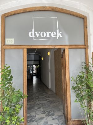 Entrance   at Dvorek Litomyšl in Litomysl
