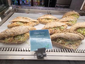 Vegan tuna sandwich at BUD - Soul + Grain  in Budapest