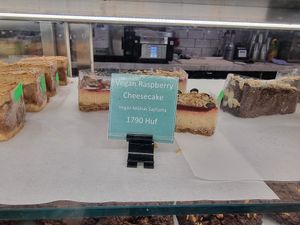 Vegan cheesecake at BUD - Soul + Grain  in Budapest
