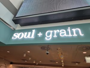 Entrance sign at BUD - Soul + Grain  in Budapest