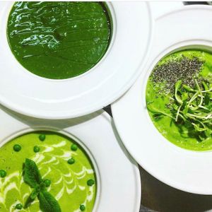 green soups at Zelen in Odessa