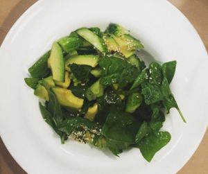 salad at Zelen in Odessa