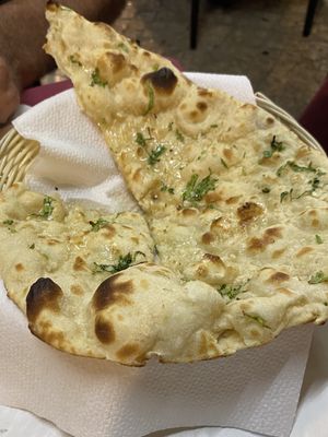 Garlic naan  at Kohninoor in Lagos