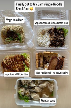  at Sam Veggie Noodle Breakfast in Kuching