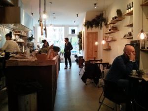 The interior at Venkel - Albert Cuyp in Amsterdam