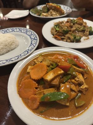 Phad Panang (staff confirmed no egg or fish sauce)   at Thai House of Orlando in Orlando