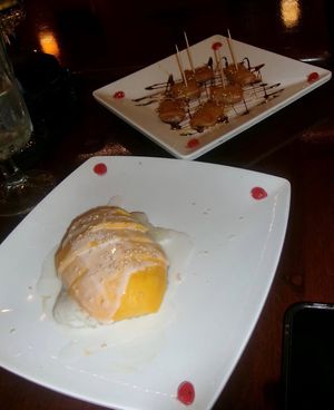 Mango Sticky Rice (staff confirmed no dairy)  at Thai House of Orlando in Orlando