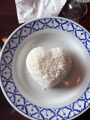 steamed rice  at Thai House of Orlando in Orlando
