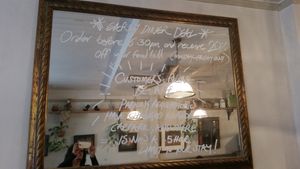 discount  notice  at Blue Ginger in Birmingham