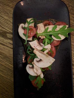 Pizza at Prana Bar in St Petersburg