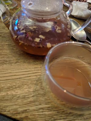 herbal tea at Prana Bar in St Petersburg