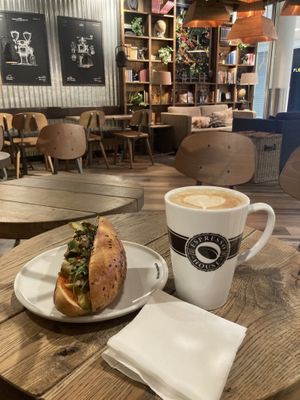 Vegan baguette   at Espresso House in Steinkjer