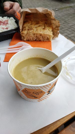Soup of the day: cream of mushroom at Healthy Junk Food Corner 888 in Greater Skopje