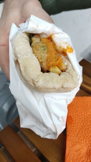 Veggie Naanwich at Healthy Junk Food Corner 888 in Greater Skopje