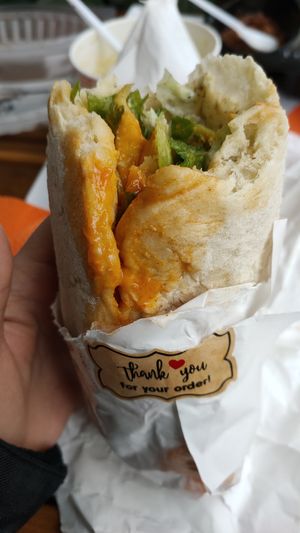 Veggie Naanwich at Healthy Junk Food Corner 888 in Greater Skopje