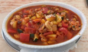 "Auflauf" without cheese and cream at Caspar David and Co in Bremerhaven