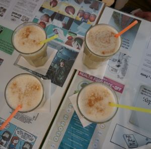 Healthy smoothies at Chirimoya Healthy Food Station in Fuengirola