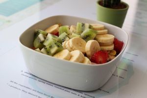 Breakfast at Chirimoya. IT'S ALL ORGANIC! IT'S ALL BIO! at Chirimoya Healthy Food Station in Fuengirola