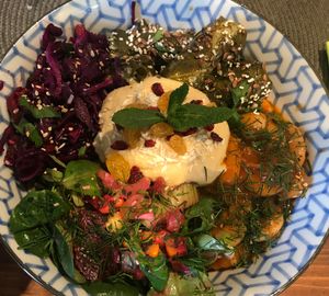 Mixed Plate at El Naturista in Frankfurt