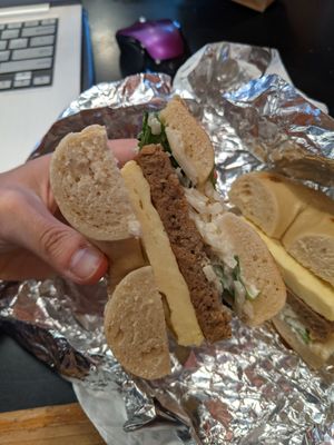 Plant Power sandwich at Ithaca Bakery - Meadow St in Ithaca